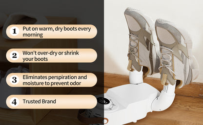 Electric Shoe Dryer Boot Warmer Shoe UV Foot Boot Dryer Eliminate Odor Fast Drying Boot Deodorizer Multifunction Socks Dryer