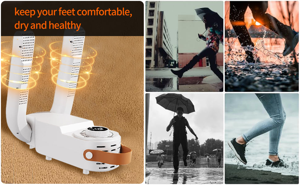 Electric Shoe Dryer Boot Warmer Shoe UV Foot Boot Dryer Eliminate Odor Fast Drying Boot Deodorizer Multifunction Socks Dryer