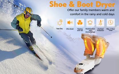Electric Shoe Dryer Boot Warmer Shoe UV Foot Boot Dryer Eliminate Odor Fast Drying Boot Deodorizer Multifunction Socks Dryer